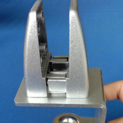 Aluminium Alloy Office Desk Top Screen Partition Glass Clamp