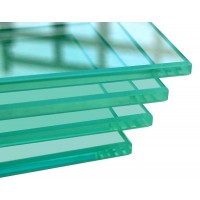 Cut Sizes Polished Edges frosted laminated tempered glass